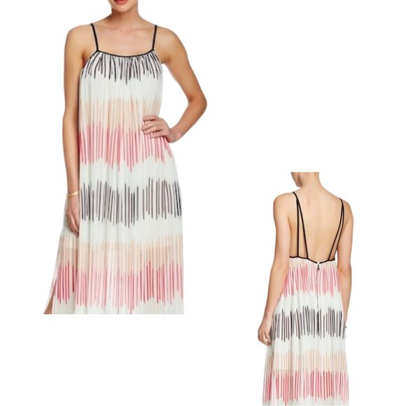 Alice + Olivia Siri Pleated Maxi Dress. Size M. - Picture 2 of 5